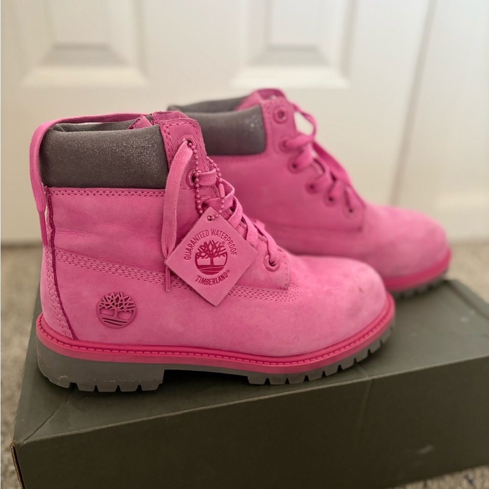 Timberland Vibrant Pink Waterproof Boots